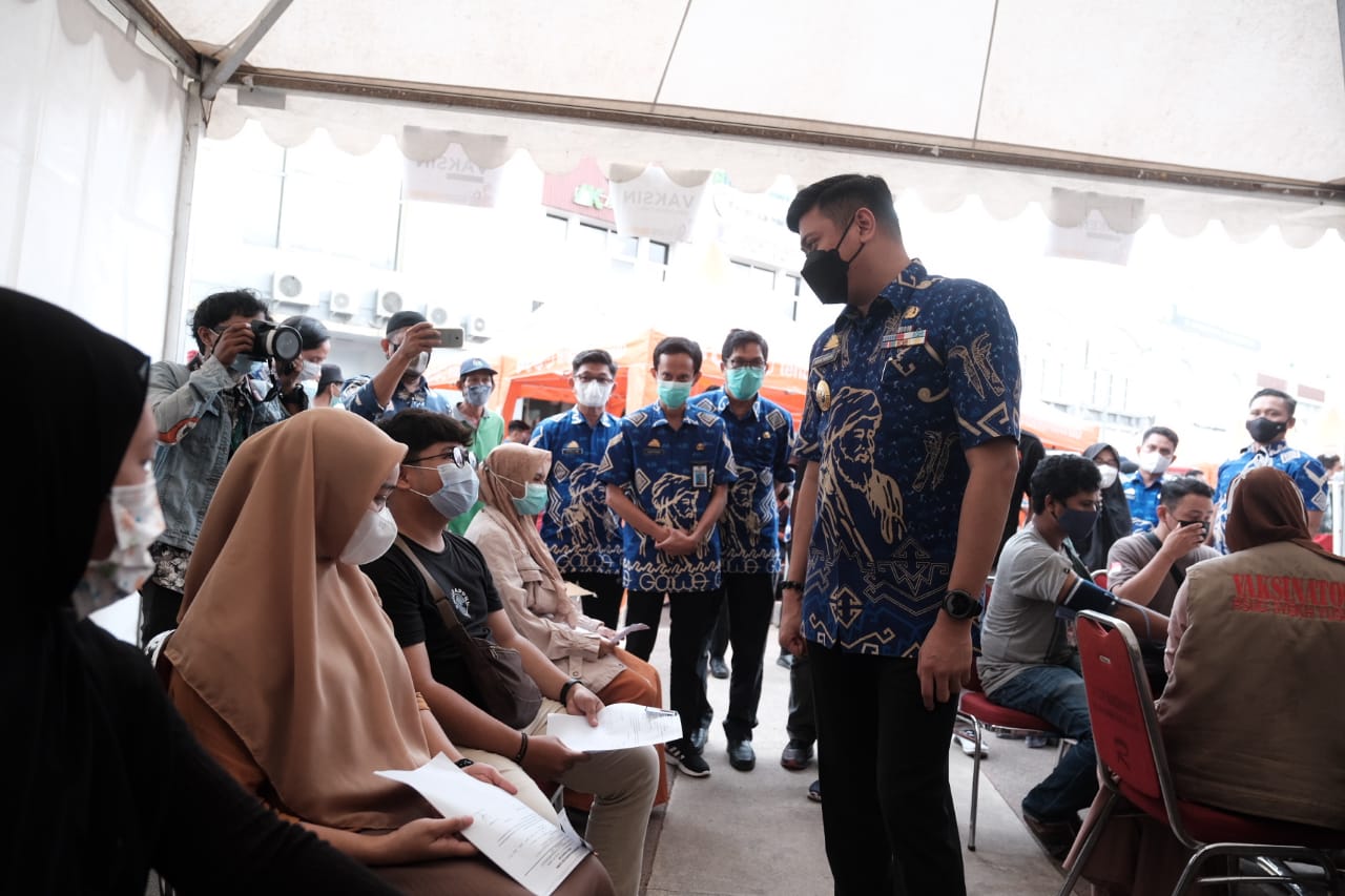 Vaksinasi Covid-19 Massal Kabupaten Gowa Melebihi Target